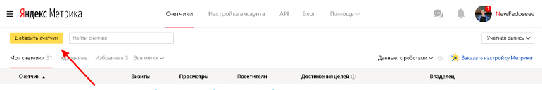 Установка счетчика Яндекс Метрика на сайт